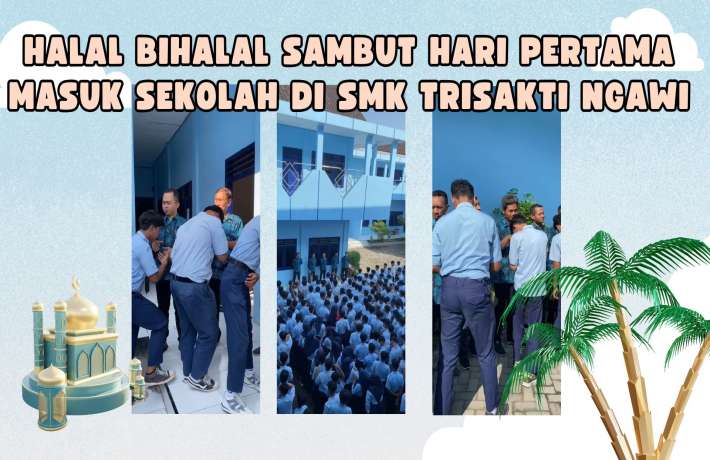 Halal Bihalal Sambut Hari Pertama Masuk Sekolah